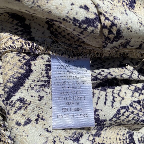 Idem / Idtto Snake Print Blouse – Size M - Picture 12 of 12